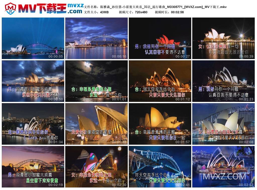 陈雅森_孙佳慧-小甜蜜大欢喜_国语_流行歌曲_MD305771